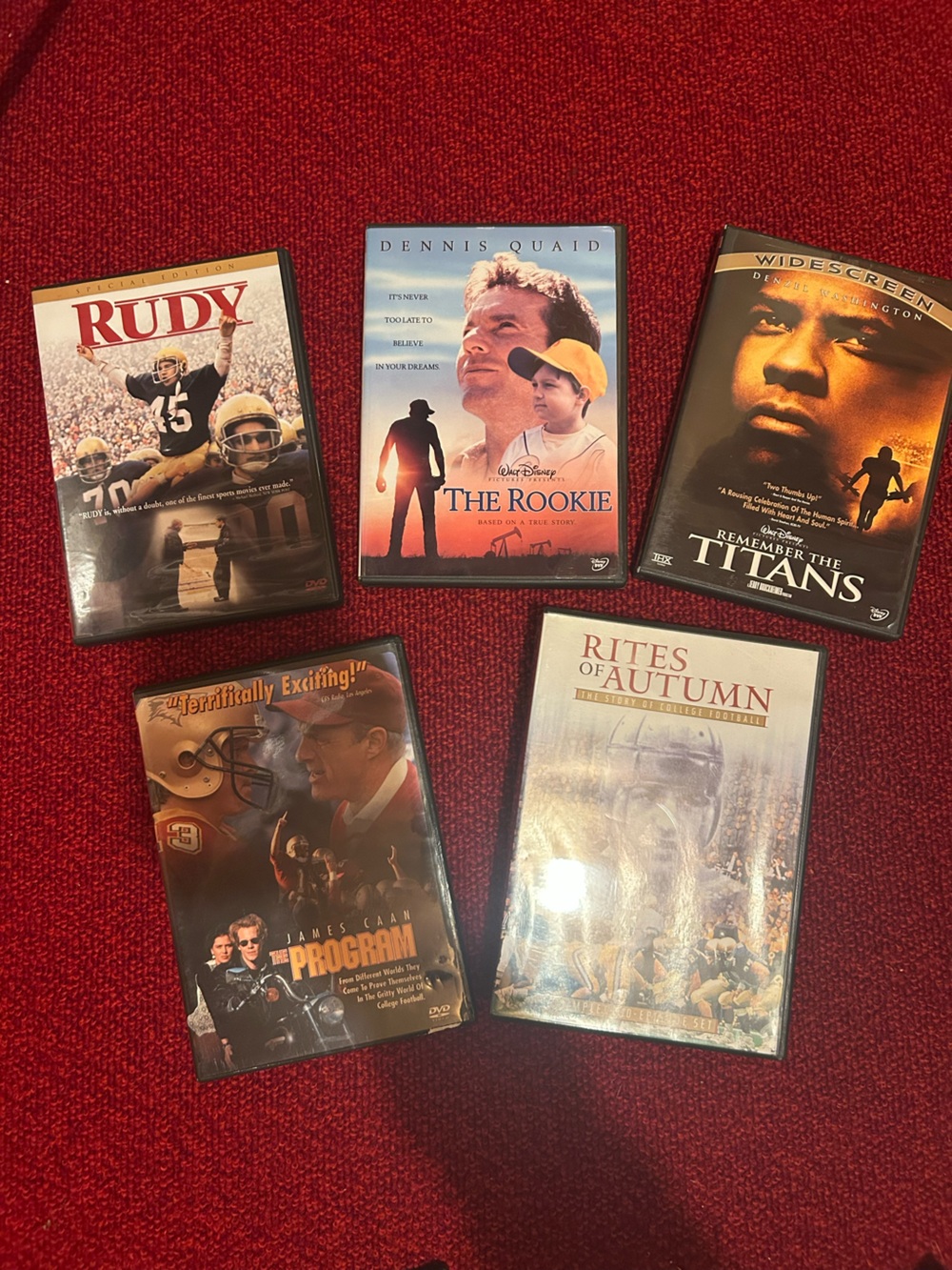 Sports DVD Bundle (5 DVD’s)